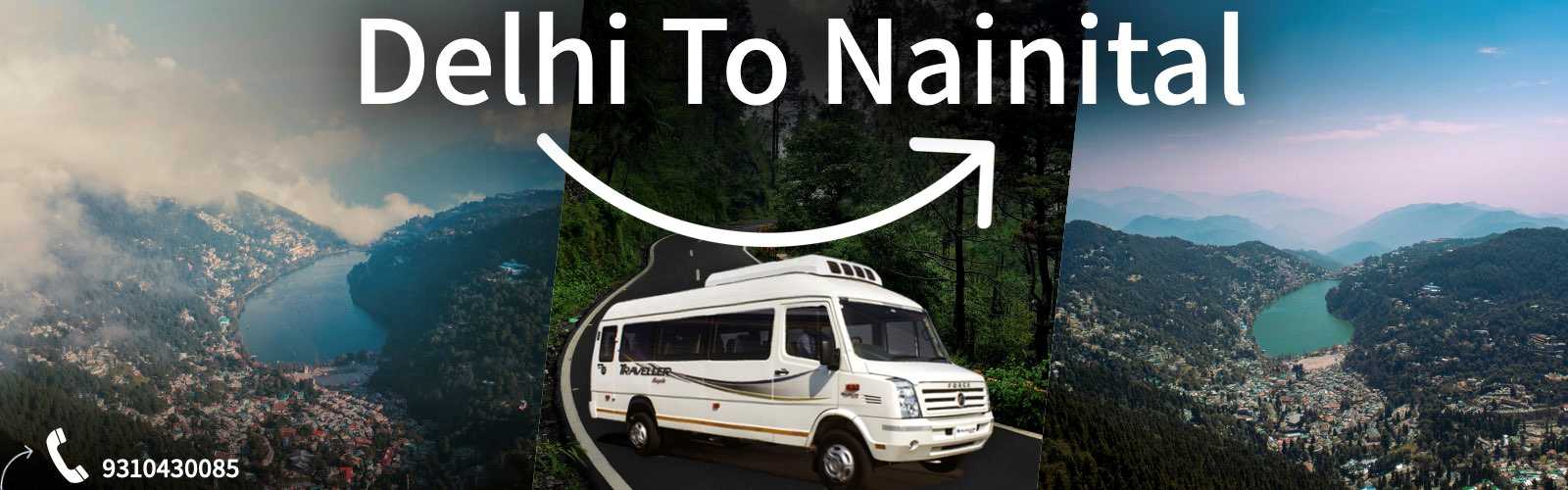 delhi to Nainital